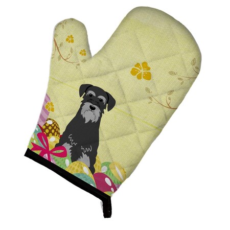 Carolines Treasures Easter Eggs Standard Schnauzer Black Grey Oven Mitt BB6034OVMT